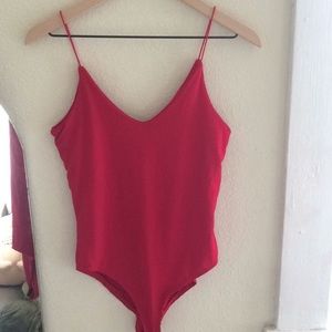 Red Bodysuit